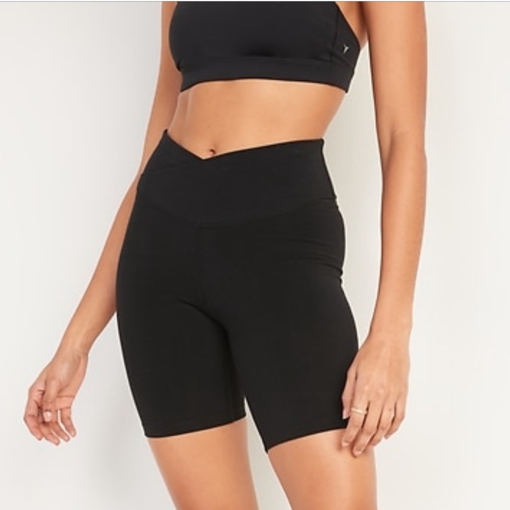 3 Pairs of Old Navy Black Bike Shorts for Women